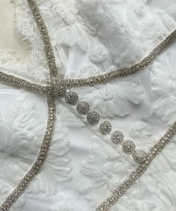 Self-portrait READY TO WEAR Ribbon Lace Midi Dress