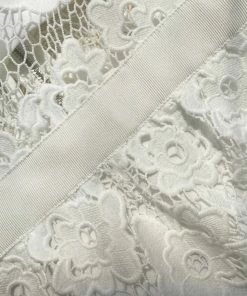 Self-portrait White Abstract Guipure Dress