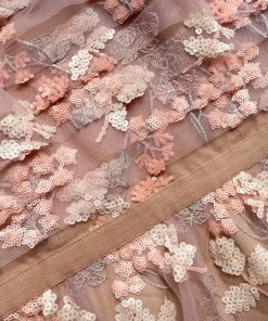 Self-portrait Flower Mesh Tiered Mini Dress