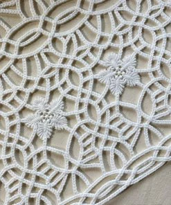 Self-portrait White Guipure Lace Tiered Mini Dress