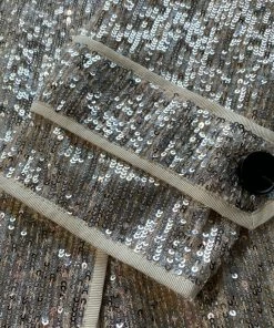 Self-portrait NEW ARRIVALS Stretch Sequin Coat