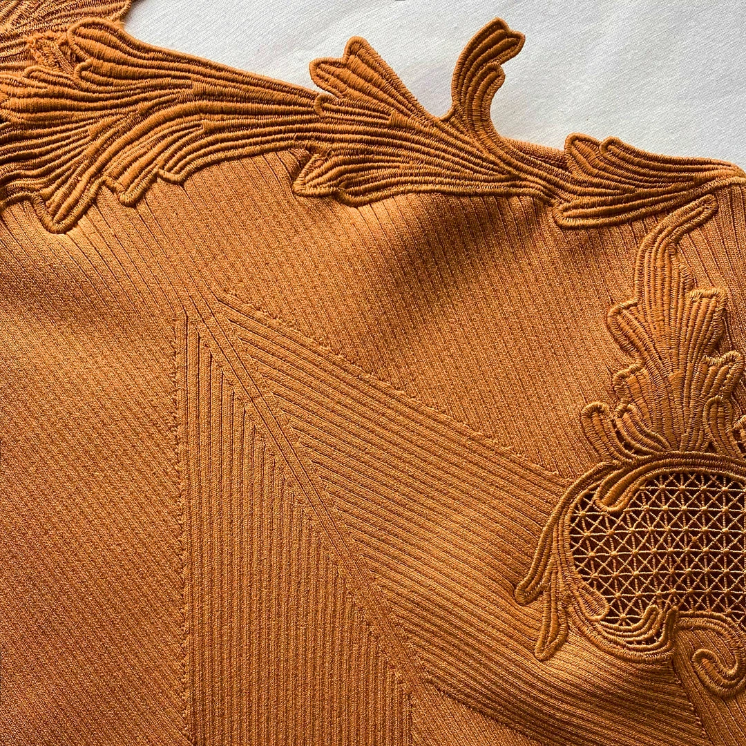 Self-portrait One Shoulder Ribbed Knit Mini Dress