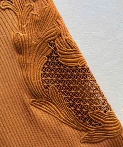 Self-portrait One Shoulder Ribbed Knit Mini Dress