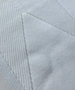 Self-portrait White Off Shoulder Ribbed Knit Midi Dress