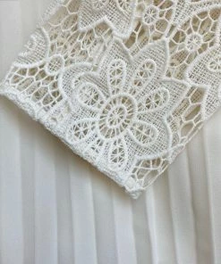 Self-portrait Ivory Floral Motif Guipure Mini Dress NEW ARRIVALS