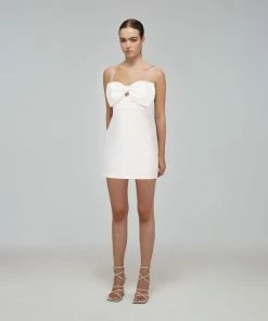 Self-portrait Taffeta Bow Mini Dress