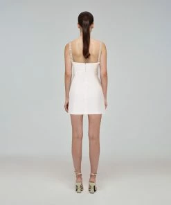 Self-portrait Taffeta Bow Mini Dress