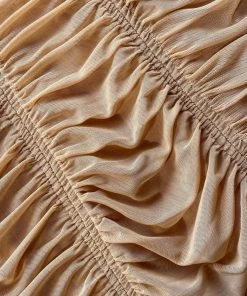 Self-portrait Nude Power Mesh Midi Dress NEW ARRIVALS