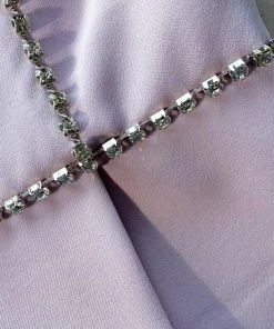 Self-portrait Pink Chiffon And Crepe Mini Dress NEW ARRIVALS