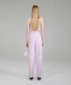 Self-portrait Pink Chiffon Top