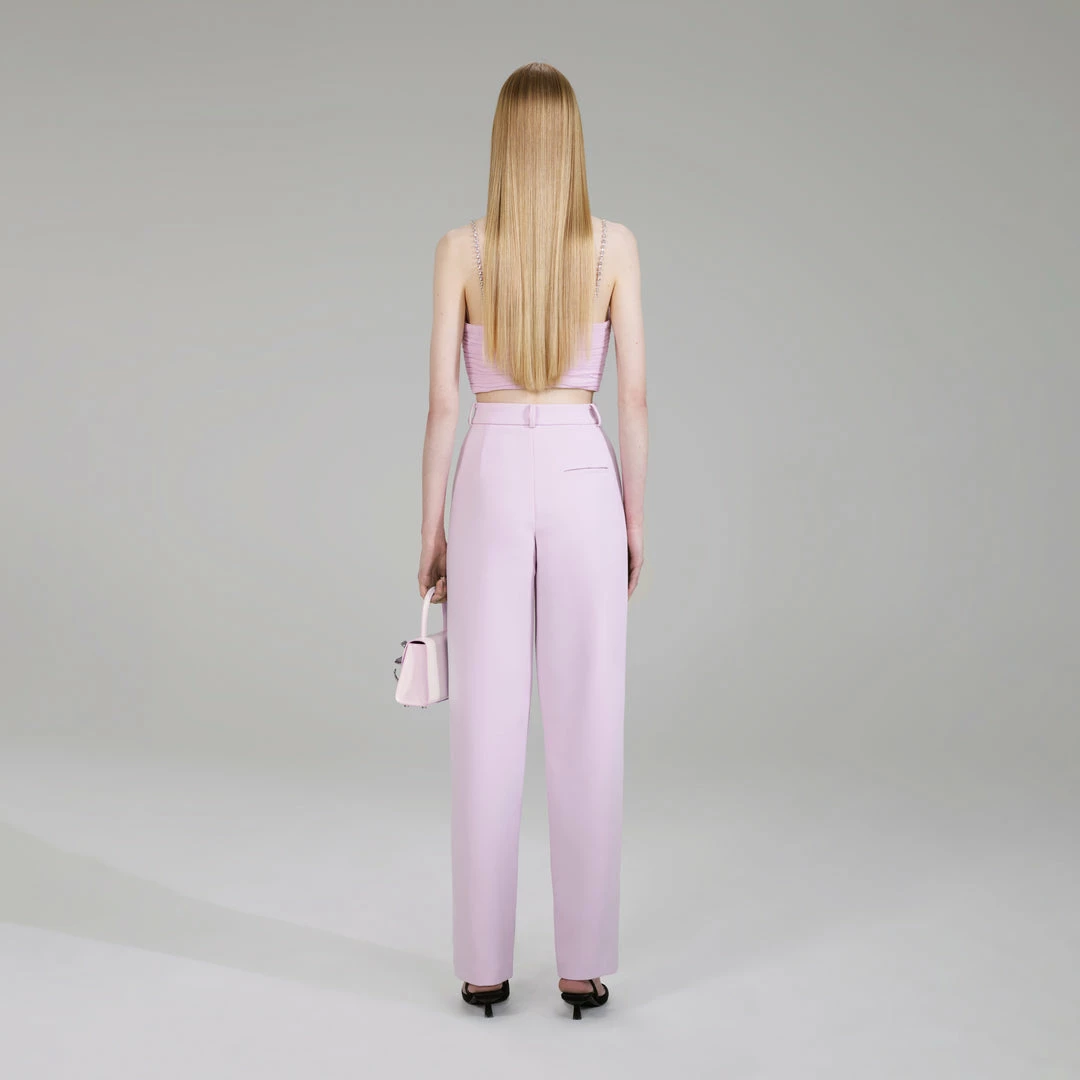 Self-portrait Pink Chiffon Top