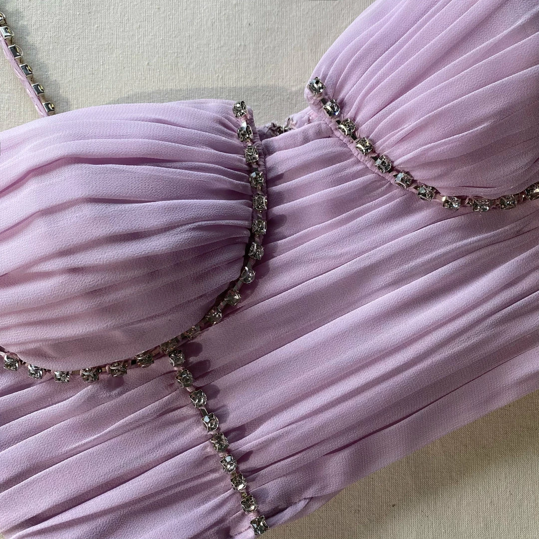 Self-portrait Pink Chiffon Top