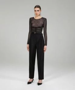 Self-portrait Double Mesh Top