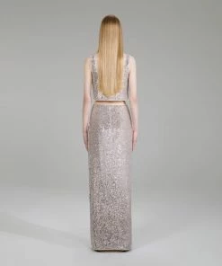 Self-portrait Stretch Sequin Maxi Skirt NEW ARRIVALS