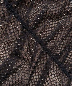 Self-portrait NEW ARRIVALS Diamante Fishnet Off Shoulder Midi Dress