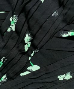 Self-portrait Pansy Print Stretch Crepe Top