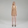 Self-portrait Gold Tinsel Boucle Mini Dress NEW ARRIVALS