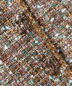 Self-portrait Gold Tinsel Boucle Mini Dress NEW ARRIVALS