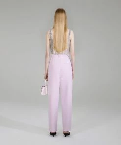 Self-portrait Stretch Sequin Top