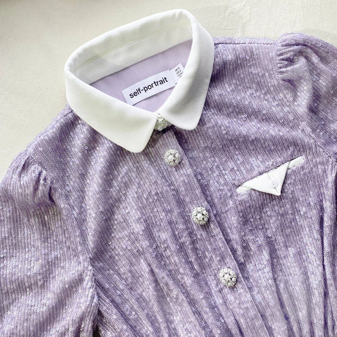 Self-portrait Sequin Midi Dress NEW ARRIVALS