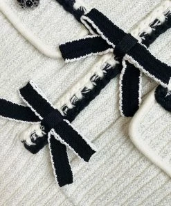 Self-portrait Melange Long Sleeve Knit Mini Dress