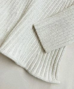 Self-portrait Melange Long Sleeve Knit Mini Dress