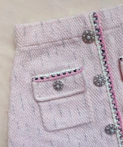 Self-portrait Melange Knit Mini Skirt NEW ARRIVALS