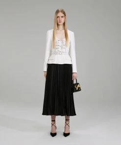 Self-portrait NEW ARRIVALS Crepe And Chiffon Midi Dress