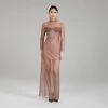 Self-portrait Dot Sequin Mesh Maxi Dress NEW ARRIVALS