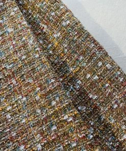 Self-portrait NEW ARRIVALS Gold Tinsel Boucle Trousers