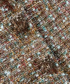 Self-portrait Gold Tinsel Boucle Blazer