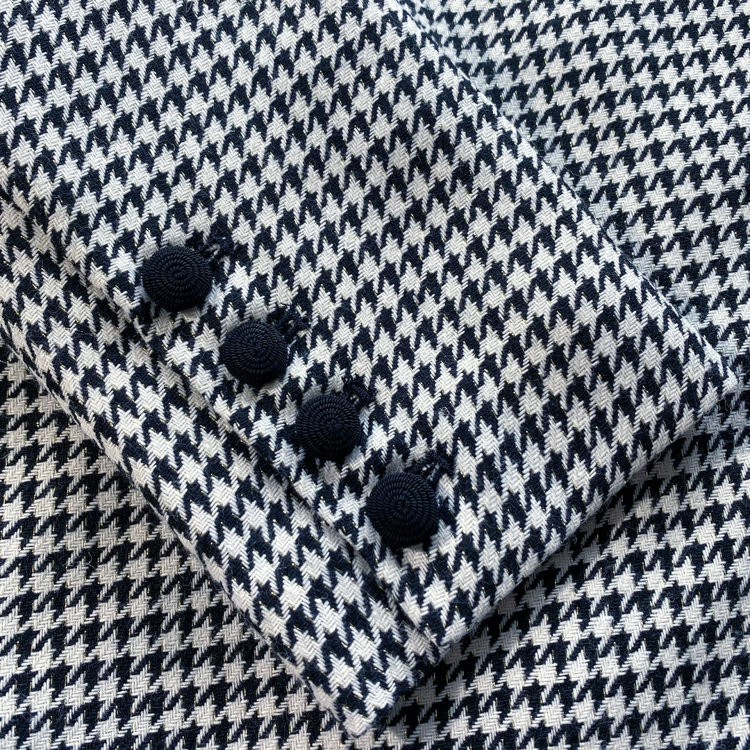 Self-portrait Houndstooth Mini Dress