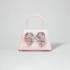 Self-portrait NEW ARRIVALS The Bow Mini In Pink With Diamanté