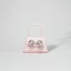 Self-portrait The Bow Micro In Pink With Diamanté NEW ARRIVALS