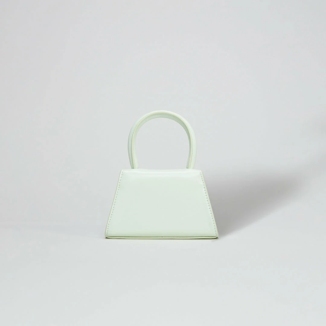 Self-portrait The Bow Micro In Pistachio With Diamanté NEW ARRIVALS