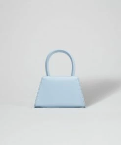 Self-portrait The Bow Micro In Blue With Diamanté