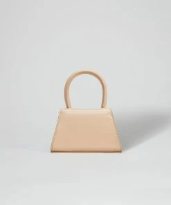 Self-portrait NEW ARRIVALS The Bow Micro In Caramel With Diamanté