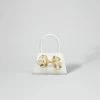 Self-portrait The Bow Micro In White With Gold Hardware NEW ARRIVALS