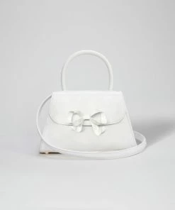 Self-portrait The Bow Mini In White With Enamel