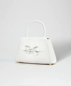 Self-portrait The Bow Mini In White With Enamel