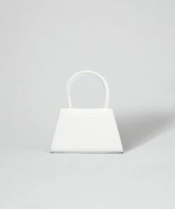 Self-portrait The Bow Micro In White With Diamanté NEW ARRIVALS