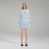 Self-portrait Mini Pleated Dress