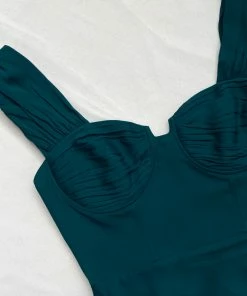 Self-portrait Midi Stretch Crepe Wrap Dress NEW ARRIVALS