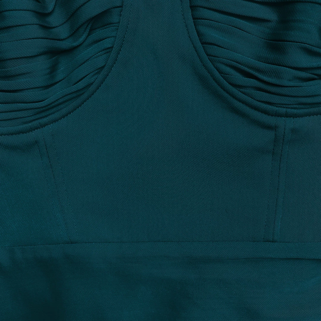 Self-portrait Midi Stretch Crepe Wrap Dress NEW ARRIVALS