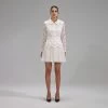 Self-portrait Ivory Floral Motif Guipure Mini Dress NEW ARRIVALS