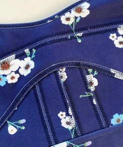 Self-portrait Pansy Print Crepe Crop Top NEW ARRIVALS