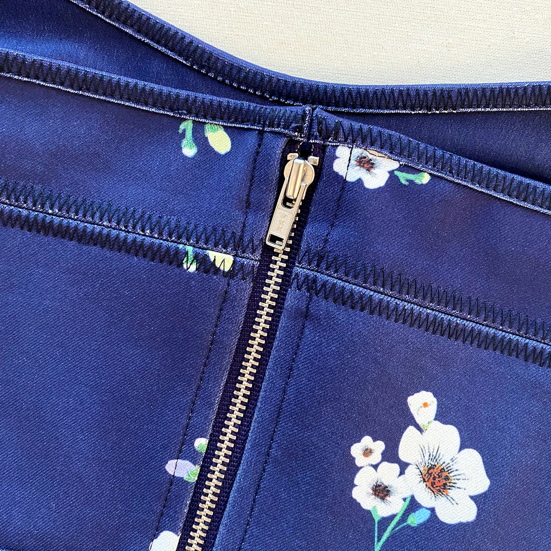 Self-portrait Pansy Print Crepe Crop Top NEW ARRIVALS