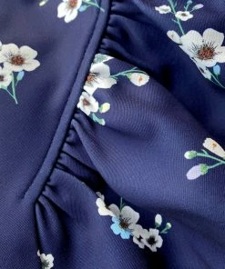 Self-portrait Pansy Print Crepe Midi Skirt NEW ARRIVALS