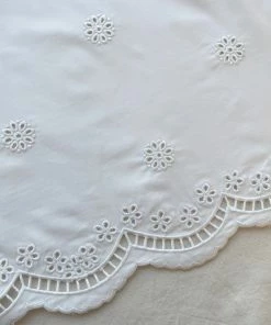 Self-portrait Daisy Cotton Broderie Anglaise Cut Out Mini Dress