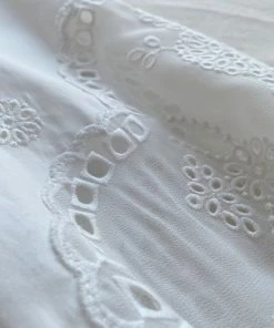 Self-portrait Daisy Cotton Broderie Anglaise Shirt